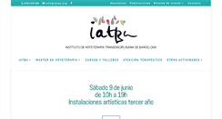 Desktop Screenshot of iatba.org